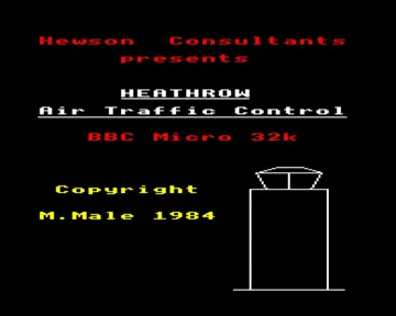 Heathrow ATC (1984)(Hewson)[HEATH1] screen shot title